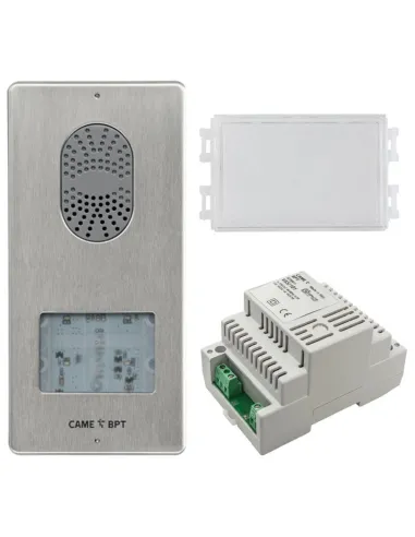 BPT basic intercom kit with 2-wire system LITHOS pushbutton panel