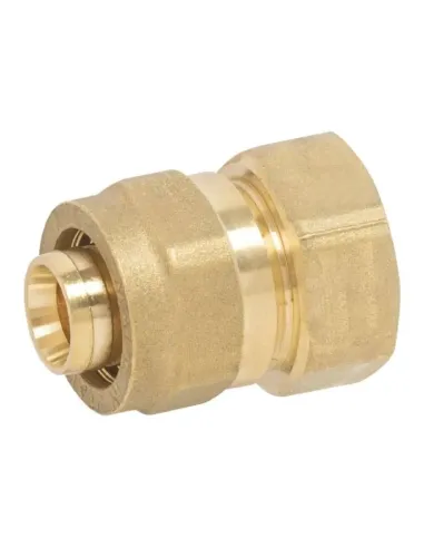 Straight fitting Ape F 1 inch x 32 mm brass 3702L00132