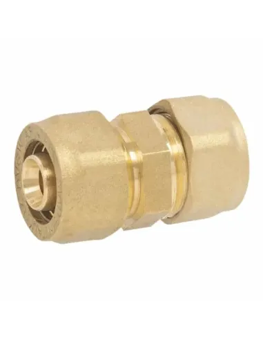 Single body sleeve Ape D 20x20 mm brass 3703F002020