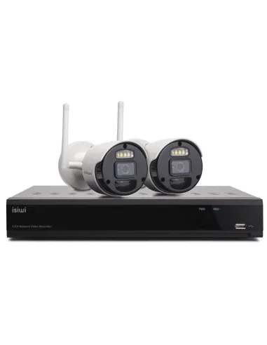 Wireless Kit Isiwi Connect S2 NVR 8 channels and 2 IP cameras ISW-K1N8BF2MP-2