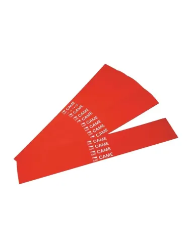 Came adhesive reflective strips for automatic barriers, red 001G02809