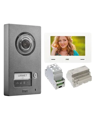 Urmet Single Family Video Intercom KIT MININOTE and MIKRA2 1722/95