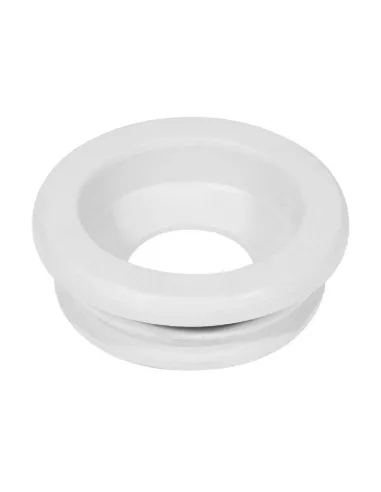 Idroblok WC drain clamp 60x30 mm in white rubber 01011400