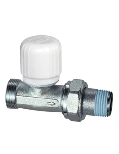 Straight thermostatic valve Far 1630 for radiators 3/8 chrome 1630 38