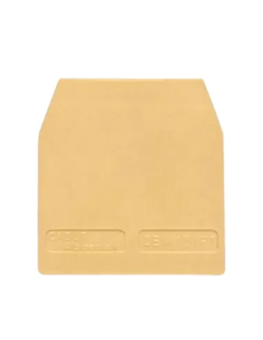 Piastrina terminale Cabur per morsetto Beige CB711