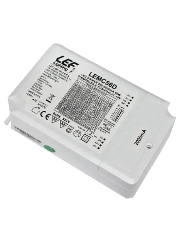 Multi-current LED power supply LEF 33.6-60W 800-2000MA dimmable LEMC56D