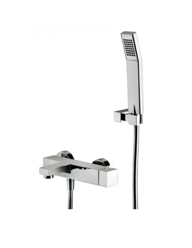 Paffoni Elle external bath mixer with chromed articulated support EL023CR