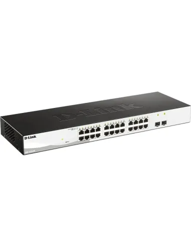 D-Link 24GBE Switch Interfaces 24 x 10/100/1000BASE-TX + 2 x SFP DGS-1210-26