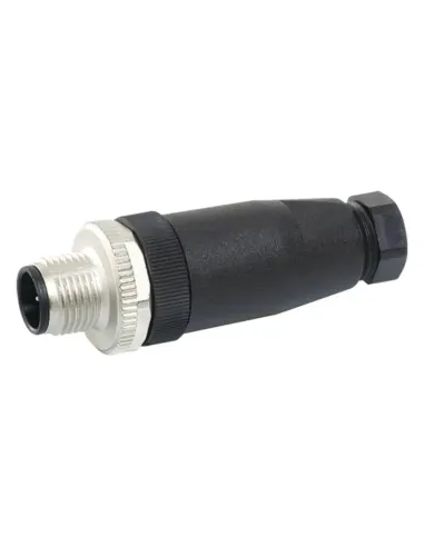 Murr M12 male connector 0° wire 5P 4A 1.5 kV 7000127210000000