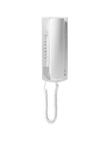 Elvox Petrarca 2-wire plus intercom with 3 buttons, white color 6209