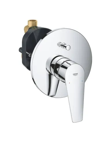 Miscelatore Doccia Grohe Bauedge da incasso monocomando con deviatore 29079001