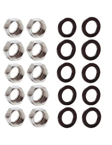 Threaded nut with Eurotis gasket DN12 1/2 for gas 10 pieces A02-0010-01828