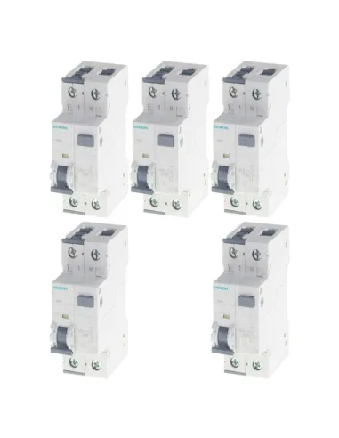 Siemens RCCB kit 25A 1P+N 30MA 4.5KA 5SU13531KK25