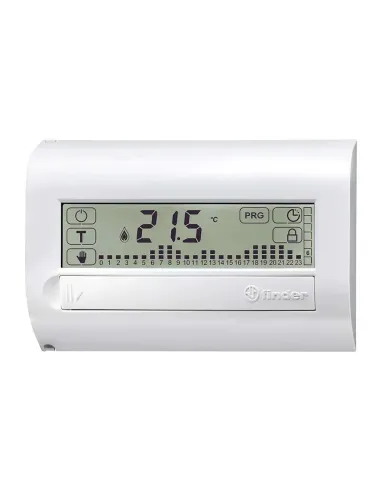 Cronotermostato 1C.71 Finder touch da parete bianco 1C7190030007