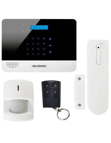 Elkron Intrusion Alarm Kit with CR600 PLUS radio control unit 80KT2S00111