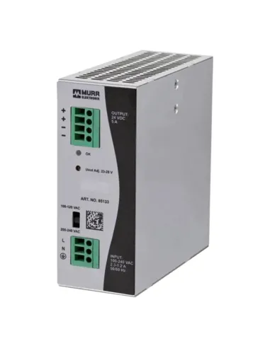 Murr ECO-RAIL-2 5A 24 V DC single-phase power supply 85133