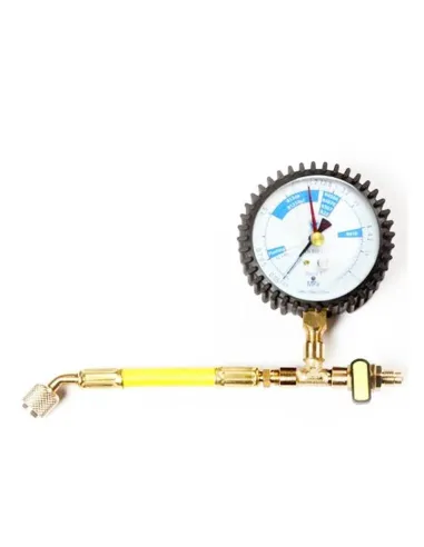 Wigam pressurization test pressure gauge with flexible hose 05015003