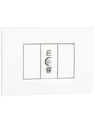 Dimmer da incasso Vemer per serie civili 1 modulo bianco VE772200