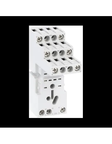 Socket for Lovato industrial relays with 2 exchanges for HR602C HR6XS21 series