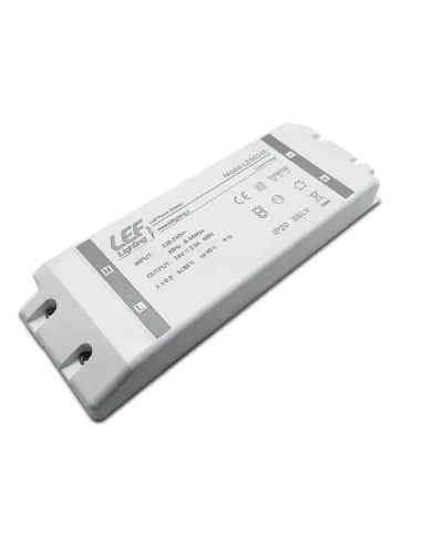 Alimentatore per strip LED LEF 150W 24VDC tensione costante 6250mA IP20 LE15024E