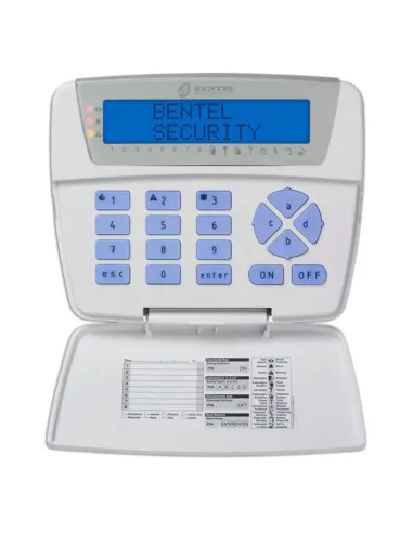 Bentel tastiera classica LCD BKB-LCD