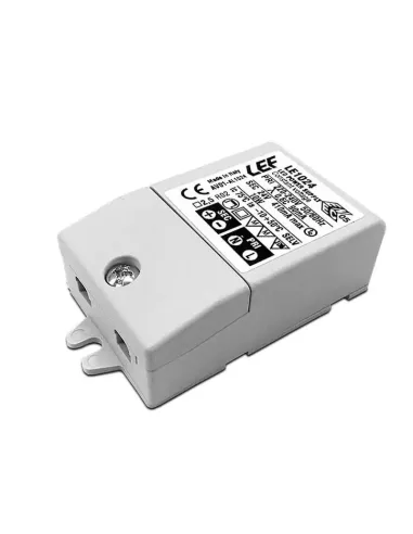 Alimentatore per strip LED LEF 10W 12VDC tensione costante IP20 LE1012