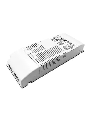 Power supply for LED strip LEF 75W 12VDC constant voltage IP20 LE7512DP