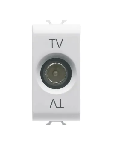 Gewiss Chorus pass-through TV socket GW10363