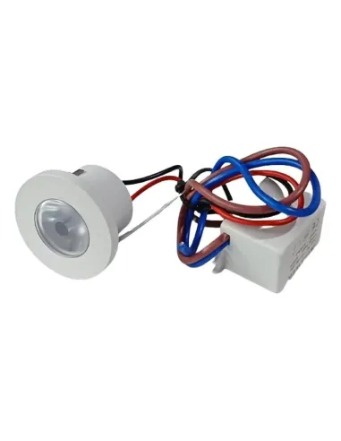 Faretto ad incasso Led tondo Boboli 2W 3000K bianco DL2LBC