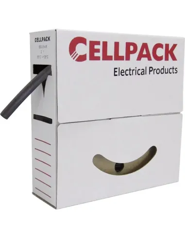 CELLPACK heat shrink tubing in dispenser black 19.1/9.5 127081