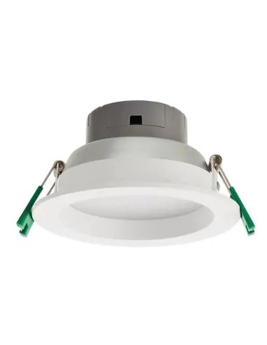 LED recessed spotlight Redo 12W 4000K 90° IP44 round shape EV02NW