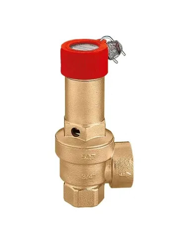 Certified and calibrated Caleffi safety valve F 1/2 x 3/4 527445