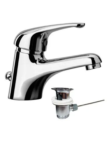 Paini Creta basin mixer with automatic waste 42CR211