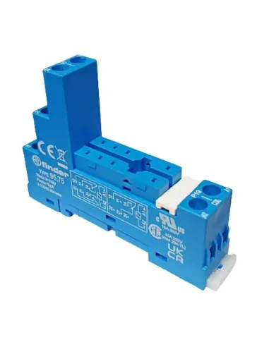 Finder socket with terminals for relay series 40/41 IP20 9575SMA