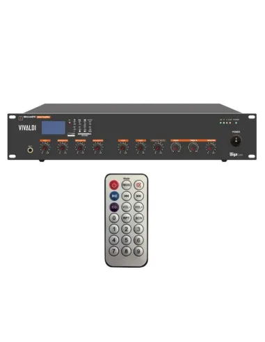 Mixer Amplificatore Vivaldi ULISSE 240W 100V FM WIFI USB BT MA5240BTK