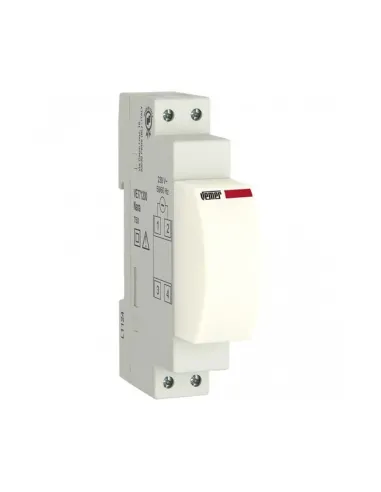 Vemer emergency lamp on Din rail for VE771200 electrical panels