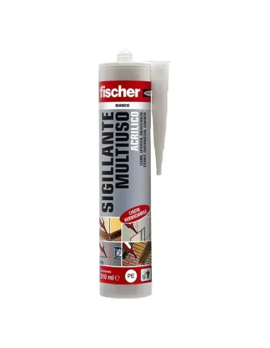 Fischer multipurpose acrylic sealant for interiors 310 ml 00009386