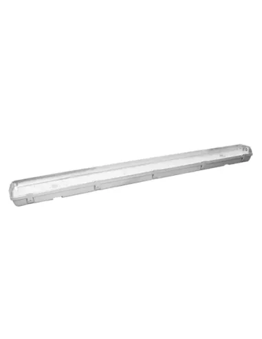 Empty Poliplast waterproof ceiling light for 2 T8 LED tubes 120 cm 400755-236