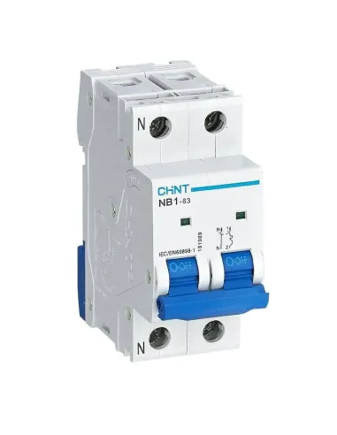 Interruttore Magnetotermico Chint NB1-63 1P+N 40A 6kA C 2 Moduli 180237