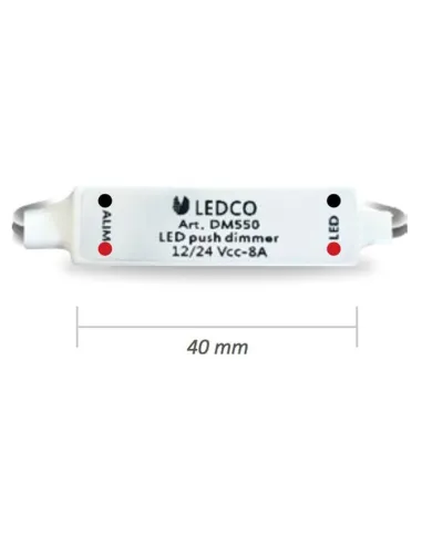 Ledco Mini Dimmer push control unit for DM550 LED strip light control