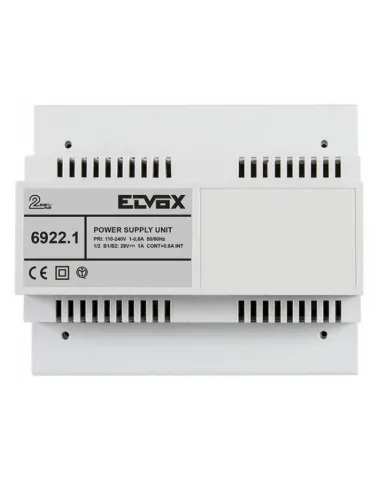 Elvox 2-wire power supply 110-240V 8 modules 6922.1