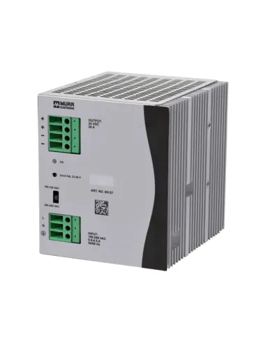 Murr ECO-RAIL-2 24V/20ADC single-phase power supply 85137