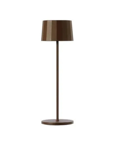 Lampada da tavolo ricaricabile Marino Cristal Twiggy Less Corten 42756