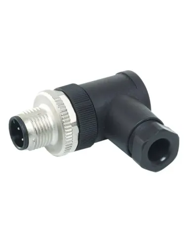 Murr M12 male 90° connector for wiring 5P 4A 1.5 kV 7000128810000000