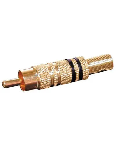 Spina RCA Melchioni dorata rossa in Metallo 433329565