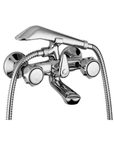 Paffoni Danubio bathtub mixer with chrome diverter DA025CR