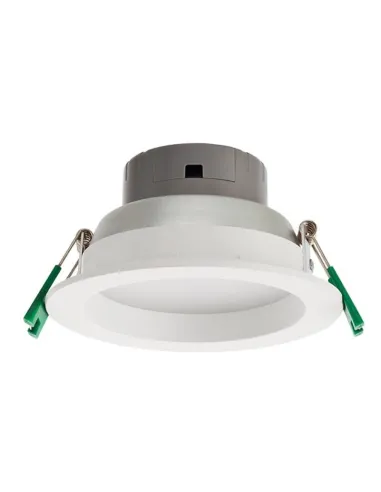 LED recessed spotlight Redo 8W 4000K 90° IP44 round shape EV01NW