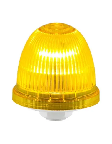 Modulo luminoso lampeggiante Sirena Ovolux Flashing R 24/240 AC/DC giallo IP65 30095