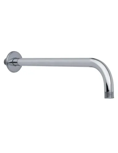 Round wall shower arm 35 cm chrome