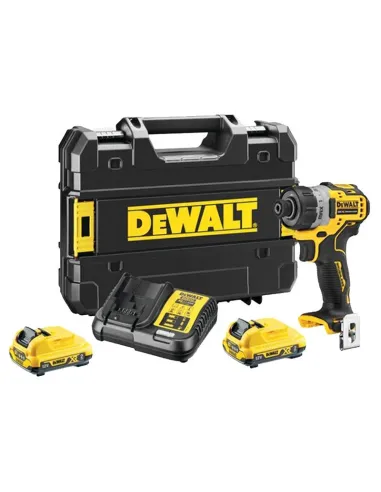 Trapano avvitatore compatto Dewalt attacco 1/4 12V DCF601D2-QW